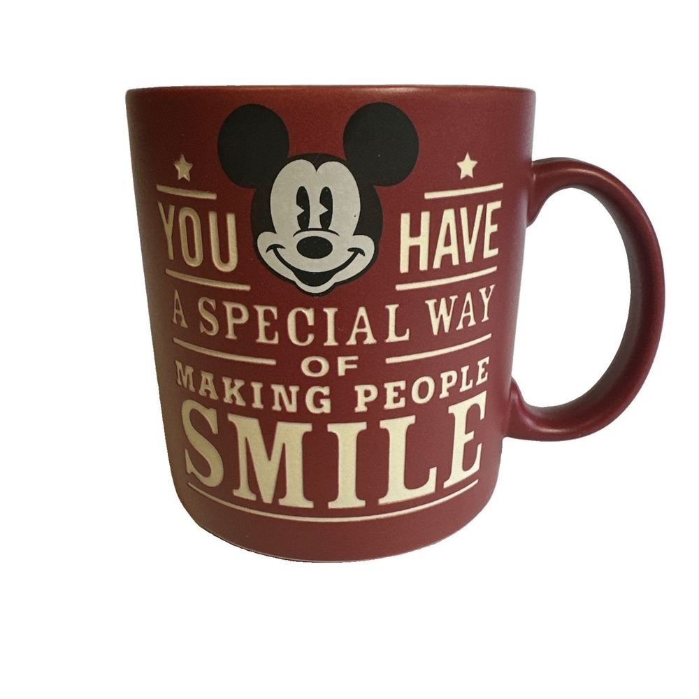 Walt Disney Mickey You Have a Special Way of Making‎ People Smile Coffee Tea Mug